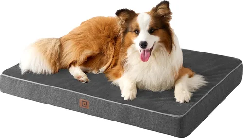 Vista 16 de EHEYCIGA Cama ortopédica de espuma viscoelástica para perros de 30 x 20 pulgadas, cama impermeable para mascotas para perros medianos, alfombrilla