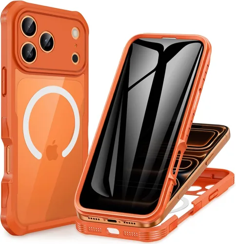 Vista 126 de CENHUFO Funda de privacidad para iPhone 11 Pro, funda de cuerpo completo con protector de pantalla de privacidad de vidrio templado 9H integrado