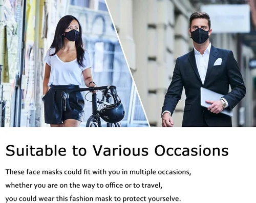 Vista 6 de YISEVEN Unisex Cooling Mouth Cover for Spring Summer