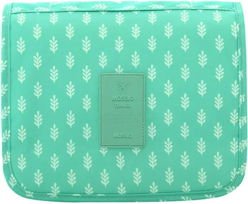 Vista 9 de Bolsa de aseo colgante Mossio - Organizador de viaje grande para cosméticos y maquillaje para hombres y mujeres con gancho resistente