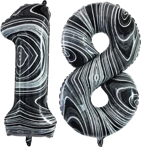 Vista 70 de Goer, conjunto de globos de papel aluminio para decoraciones de cumpleaños, globos de las letras de feliz cumpleaños y de números Oro