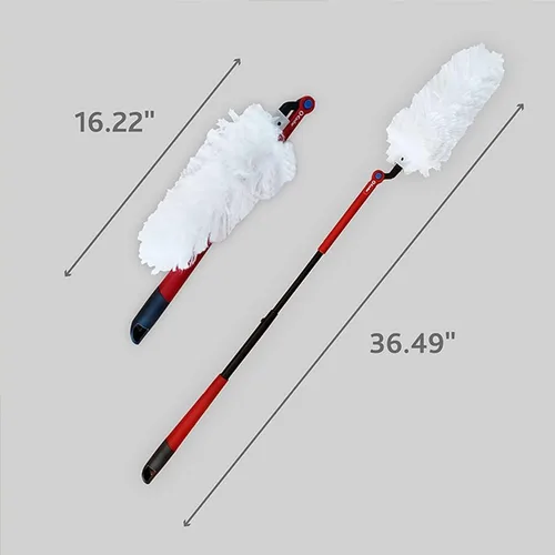 Vista 12 de O-Cedar Flex & Catch - Kit de polvo resistente con 3 recambios de plumero desechables Modelo nuevo y mejorado Mango extensible de 3 pies