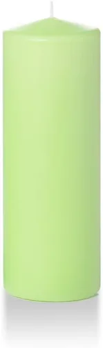 Vista 72 de yummi Caja de 12 velas redondas blancas de 3" x 4