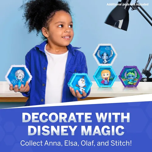 Vista 3 de WOW! PODS 4D Disney Frozen Elsa - Figura de juguete única conectable y coleccionable, exhibición de pared/estante, rellenos de cesta de Pascua