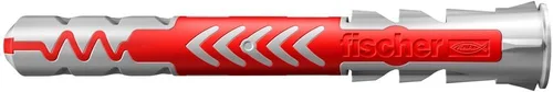 Vista 6 de fischer 541108 PROFIbox DUOPOWER Caja Surtido Taco, rojo y Gris, Sin tornillo