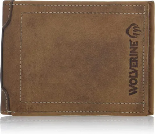 Vista 24 de WOLVERINE Billetera plegable de lona/cuero para hombre