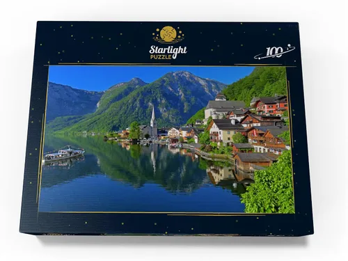 Vista 4 de Hallstatt Am Hallstättersee, Salzkammergut, Upper Austria - Rompecabezas prémium de 100 piezas para adultos