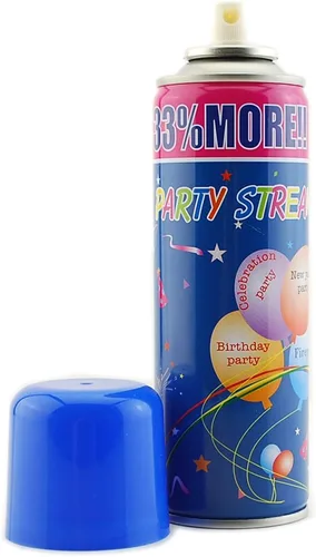 Vista 3 de Paquete de 48 lotes al por mayor: Party Crazy String Streamer Latas de aerosol Lote al por mayor