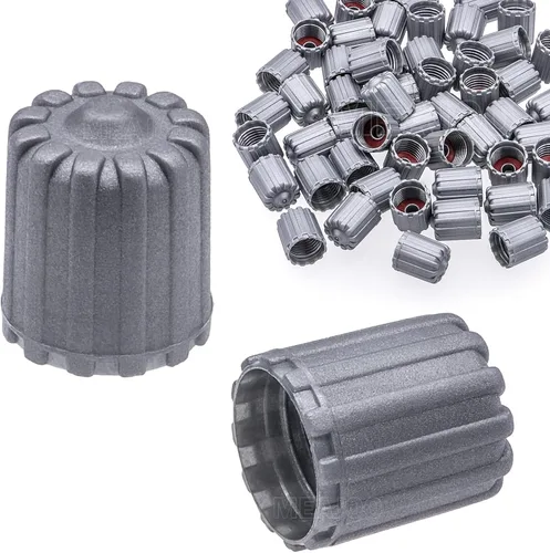 Vista 12 de 10 piezas de tapas de válvula de neumático TPMS con vástago largo, tapas de válvula de rueda de plástico negro para TPMS TR20008, tapas de vástago