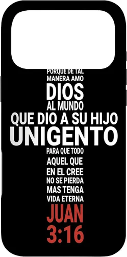 Vista 22 de Juan 3:16 Biblia Cristiana - Funda para iPhone 17