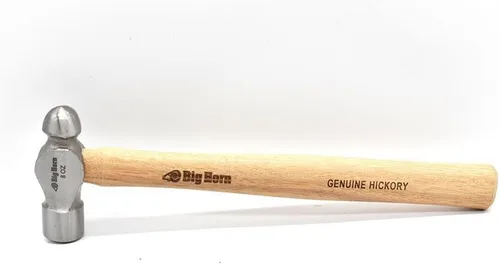 Vista 2 de Big Horn 15128 Martillo de bola de 8 onzas con mango de nogal
