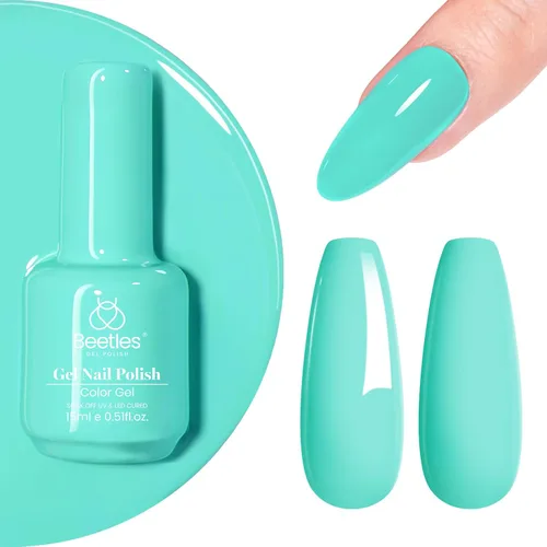 Vista 92 de Beetles - Esmalte de uñas en gel, 1 unidad de 0.5 onzas fluidas (15ml), extracción por remojo, arte de uñas, estética de manicura, bricolaje, curado