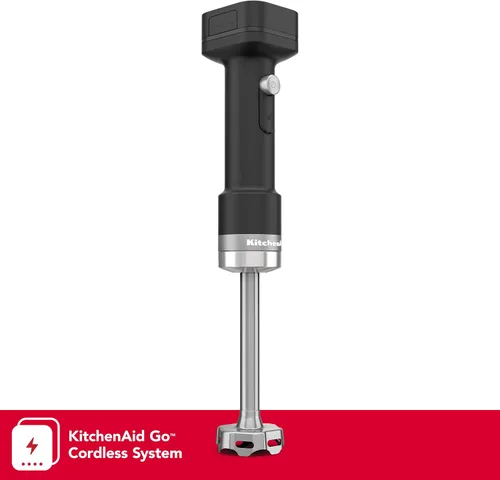 Vista 2 de KitchenAid Go - Batidora de mano inalámbrica, batería incluida, KHBRV71 NEGRO MATE