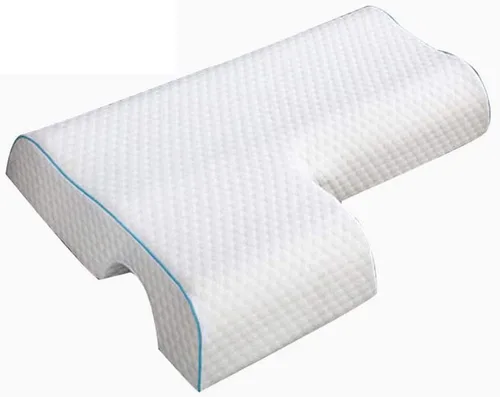 Vista 8 de Trendy Moon - Almohada arqueada de espuma viscoelástica para parejas, almohada arqueada con espuma viscoelástica de rebote lento para descansar