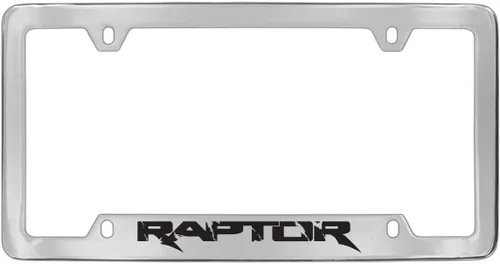 Vista 13 de Marco de Placa de Licencia de Metal Negro Ford Raptor