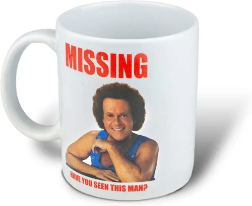 Vista 3 de Disfraz de Richard Simmons - Taza de Richard Simmons Have You Seen This Man 11 onzas