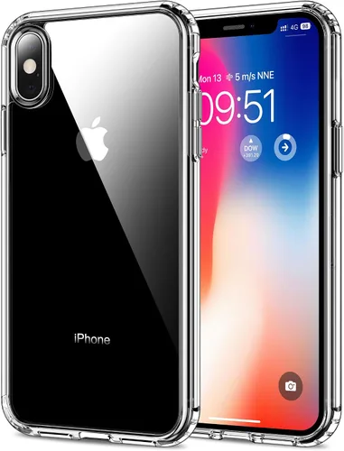 Vista 271 de HOOMIL Funda para iPhone 7 Plus/iPhone 8 Plus de 5.5 Pulgadas, sin amarillamiento, protección contra caídas, cubierta trasera dura transparente