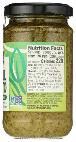 Vista 2 de Whole Foods Market, Pesto de albahaca, 6.5 onzas