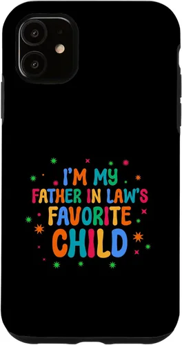 Vista 8 de Favorite Child Joke Humor, Father in Laws Parent Men Gifts Case for iPhone 17