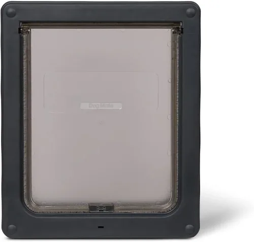 Vista 5 de Dog Mate Puerta mediana para perros, Panel de bloqueo robusto, Autolineo a 1.969 in, Gris