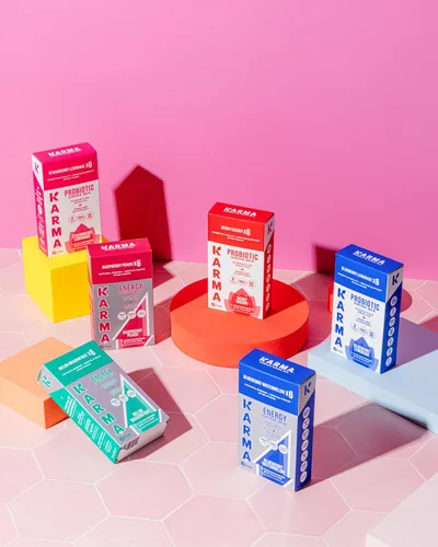 Vista 9 de Karma Paquetes de hidratación energética, paquete de 6, mezcla de bebida de sandía y arándanos con nootrópicos Cognizin®, vitaminas y apoyo