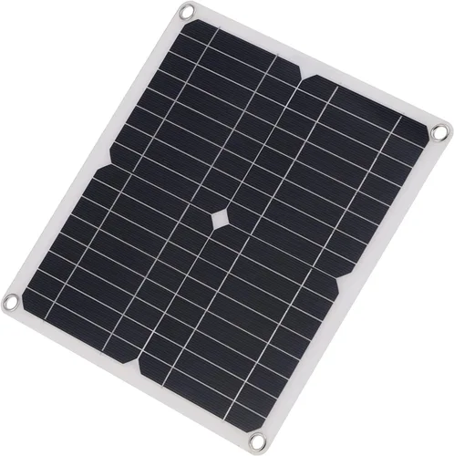 Vista 4 de Panel solar, tablero cargador de panel de célula solar de 15W 18V, impermeable IP65