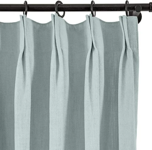 Vista 118 de Frelement Cortinas plisadas de lino de algodón de 100 pulgadas de ancho y 102 pulgadas de largo, cortinas con reducción de ruido para sala
