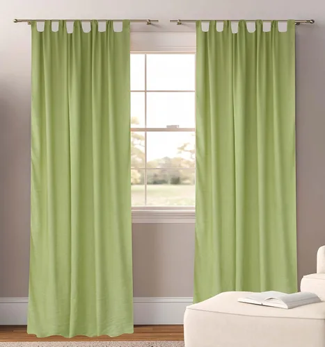 Vista 23 de EcoDrapes Paneles de cortina macizos con pestañas trenzadas para casa de lujo (rosa bebé, 52 pulgadas de ancho por 63 pulgadas de largo, 1 panel)