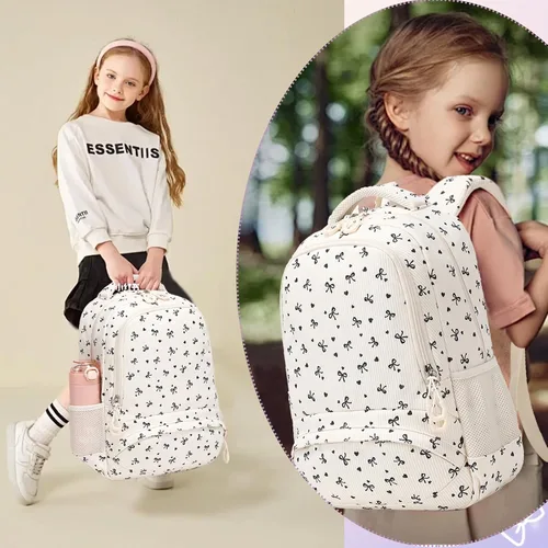 Vista 36 de Juego de mochila para niñas con diseño de unicornio, mochila escolar para niños, mochila para libros para niñas, set 3 en 1, regreso a clases