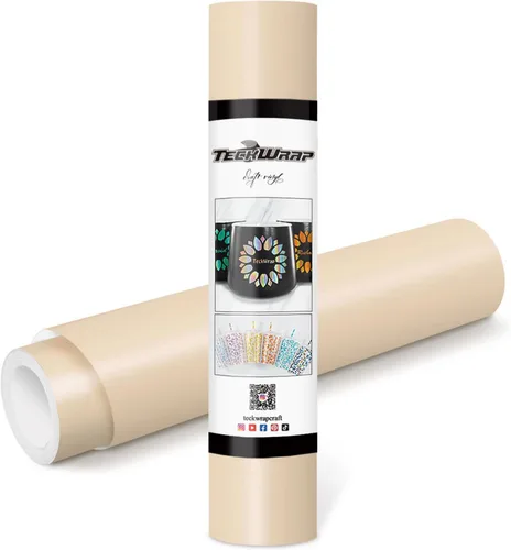 Vista 21 de TECKWRAP - Vinilo adhesivo permanente para manualidades 12 pulgadas x 10 pies Blanco mate