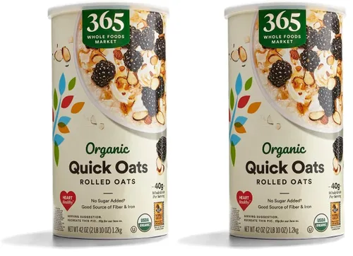 Vista 5 de 365 by Whole Foods Market, Avena rápida enrollada orgánica, 18 onzas