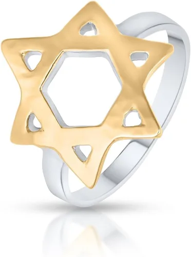 Vista 3 de Anillo de la Estrella de David, Anillo Judío Magen David, Anillo de Estrella Judía, Joyería Judía