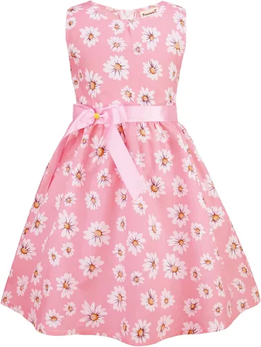 Vista 193 de Vestido de verano para niña, de algodón, con diseño floral