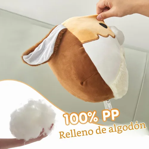 Vista 3 de Almohada de peluche para perro, Beagle, suave, cachorro, 10 pulgadas