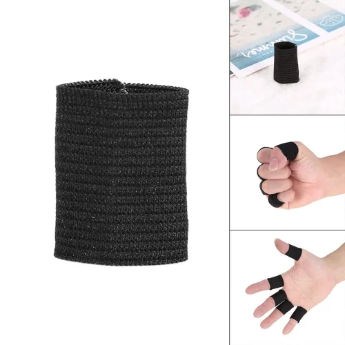 Vista 3 de 10 fundas para dedos, soporte para el pulgar para dedos, grietas de dedos, artritis de dedos, mangas para dedos
