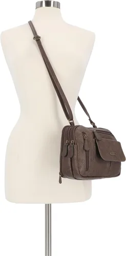 Vista 6 de MultiSac Zippy - Bolso bandolera con triple compartimento
