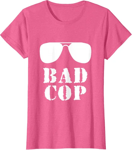 Vista 62 de Bad Cop Funny Police - Camiseta a juego para padre e hijo, Negro, S