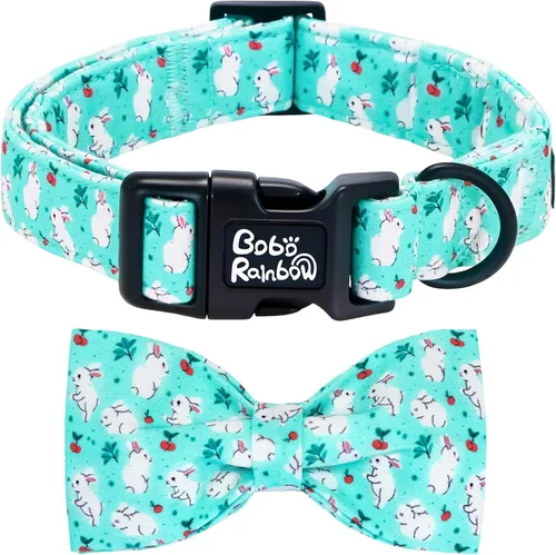 Vista 25 de Collar para perro, con estampado de tiburón, collar para cachorro, collar para mascotas, collar de lazo para perros, suave, duradero, ajustable