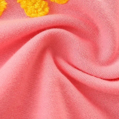 Vista 7 de Bumeex Ropa de sudadera para niña pequeña, ropa navideña de algodón con cuello redondo