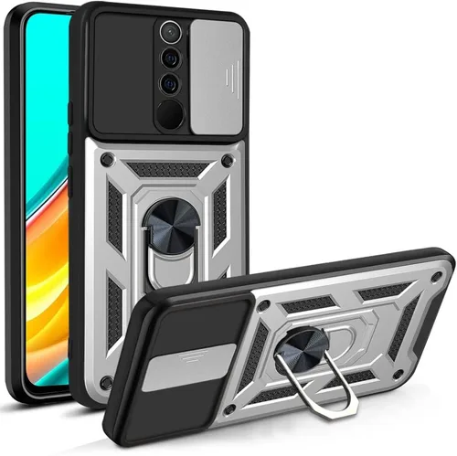 Vista 226 de Compatible con Tecno Pova Neo 2 Bracket Shell, con cubierta deslizante para lente de cámara compatible con Tecno Pova Neo 2 LG6n Case Negro