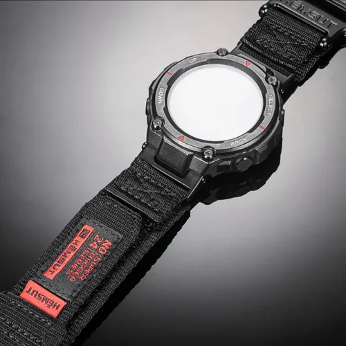 Vista 2 de SMITHA Correas de reloj compatibles con Amazfit T-Rex, T-Rex PRO, T-Rex 2, T-Rex 3 o T-Rex 3 PRO (1.890 in)/(1.732 in), T-Rex Ultra 1/2, correa Negro