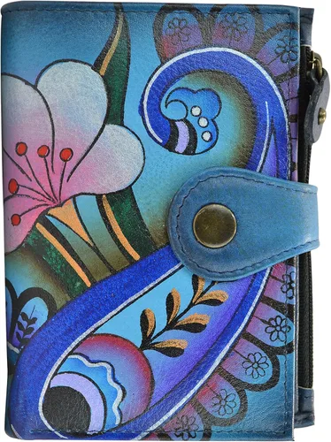 Vista 99 de Anna by Anuschka Cartera de mujer pintada a mano de cuero genuino para mujer