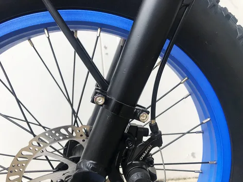 Vista 4 de EMOJO Cesta de bicicleta de aleación de aluminio duradera delantera de 55 libras Cpacity grande cesta de carga de bicicleta fácil instalación