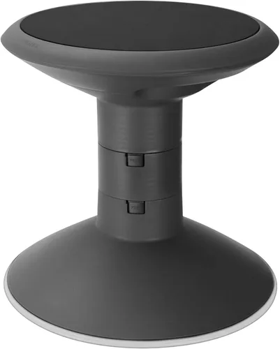 Vista 12 de Storex Taburete de inclinación activa: asiento ergonómico para espacio de oficina flexible y escritorios de pie, altura ajustable de 12 a 24 Negro