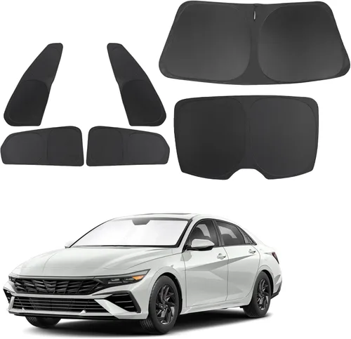Vista 69 de TINGLU Persianas de ventana para Honda CR-V 2023-2026, accesorios para ventanas laterales de automóvil, parabrisas triangular, parasol para rayos UV