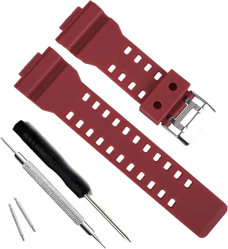 Vista 21 de My Time OliBoPo - Correa de repuesto de resina natural para reloj Casio G-Shock GD120/GA-100/GA-110/GA-100C