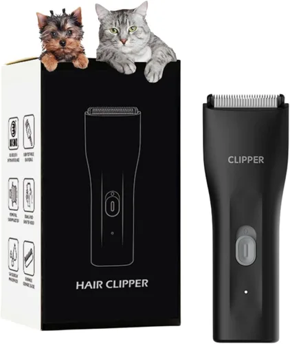 Vista 10 de Cilppers de aseo para perros, prácticos y potentes kits de recortadora eléctrica de pelo para mascotas, impermeables, inalámbricas, recargables