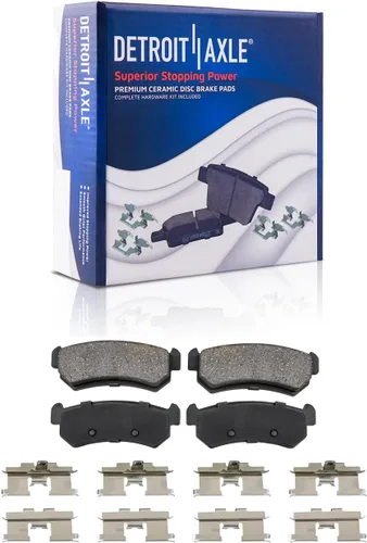 Vista 25 de Detroit Axle - Pinza de disco del lado del acompañante + pastillas de freno de cerámica de repuesto para Lexus HS250H Toyota RAV4 Prius V Scion xB