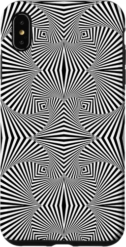 Vista 10 de Funda de arte óptico abstracto hipnotizante con diseño retorcido para iPhone 13