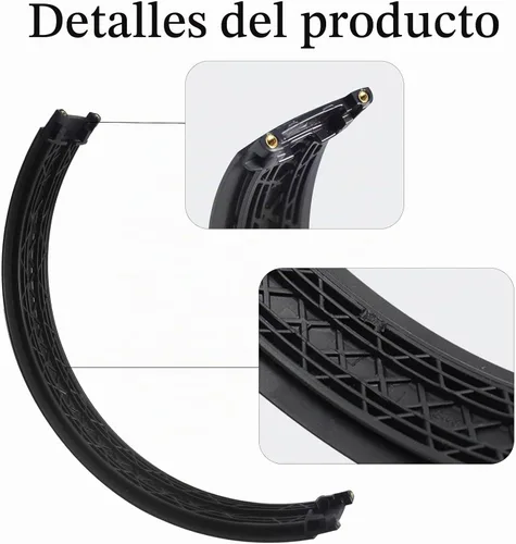 Vista 5 de Kit de reparación de diadema y bisagra para auriculares Beats Studio3, juego de accesorios duraderos (Negro Oro)